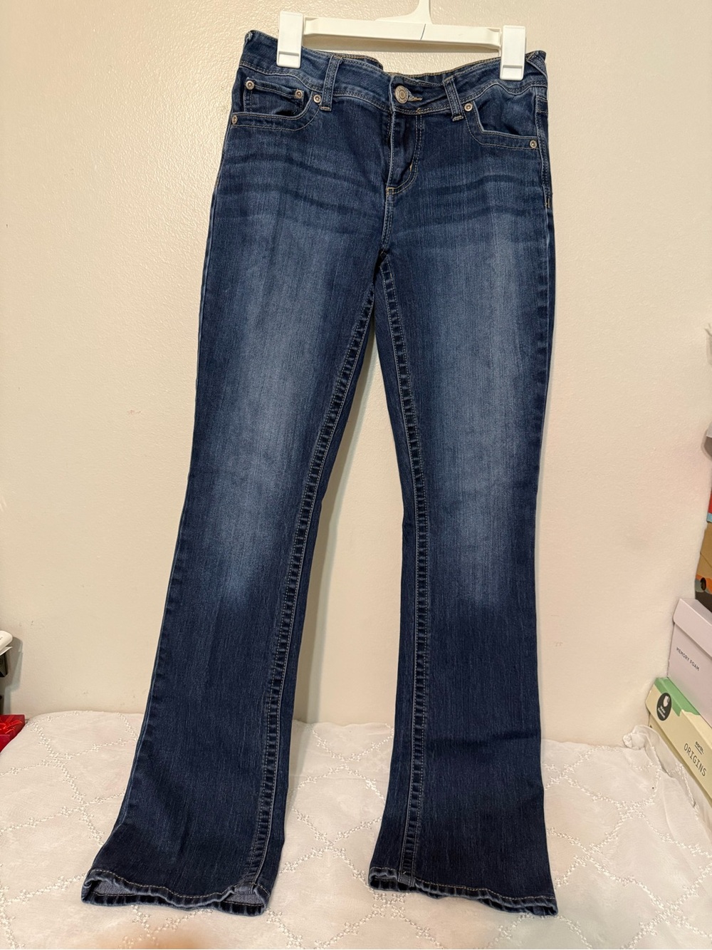 Maurices Dark Blue Flare Jeans